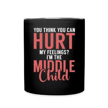 Middle Child Gifts - Full Colour Mug - black - Front