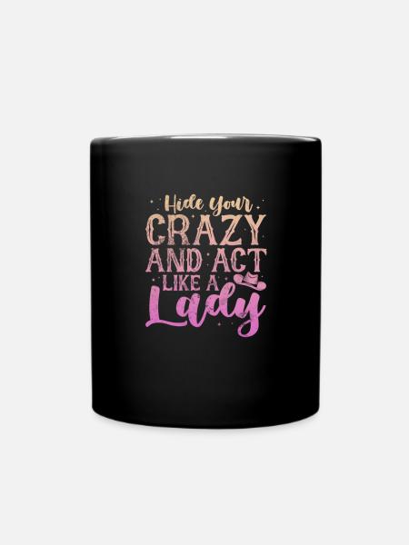 Cowboy - Tasse einfarbig - Schwarz