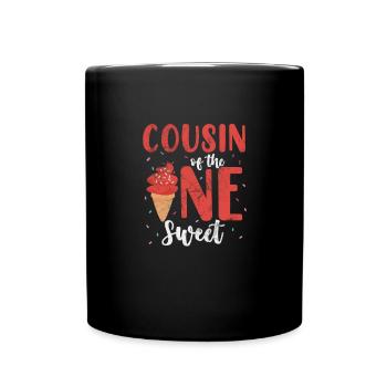 Eiscreme - Tasse einfarbig - Schwarz - Vorne