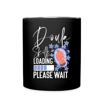 Doula Birth Worker Student Doula - Full Colour Mug - black - Front