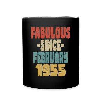 Fabuleux février 1955 - Mug uni - noir - Devant