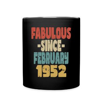Fabuleux Février 1952 - Mug uni - noir - Devant