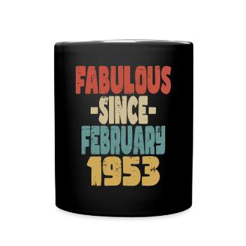 Fabuleux février 1953 - Mug uni - noir - Devant