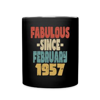 Fabuleux Février 1957 - Mug uni - noir - Devant