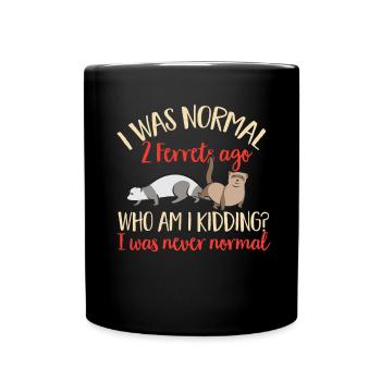 Ferret Owner Ferret - Full Colour Mug - black - Front