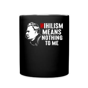 Philosophy Theory Friedrich Nietzsche - Full Colour Mug - black - Front