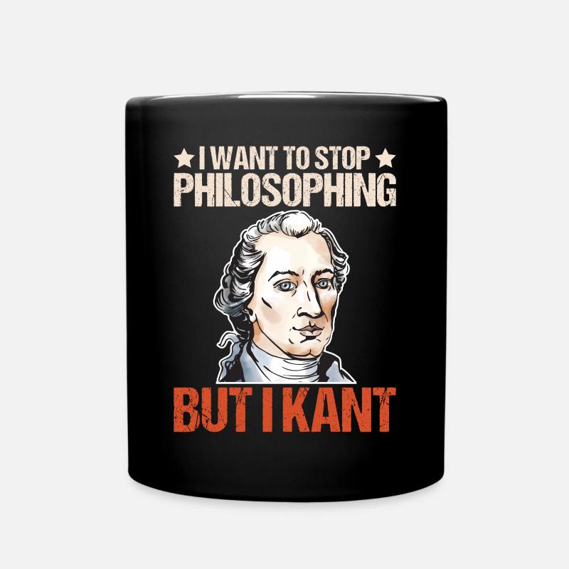 Philosophie Theorie Immanuel Kant - Tasse einfarbig - Schwarz