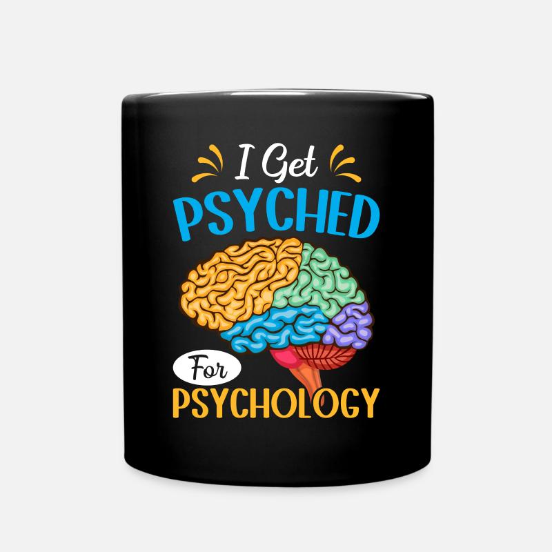 Funny Psychologist Psychologist - Full Colour Mug - black