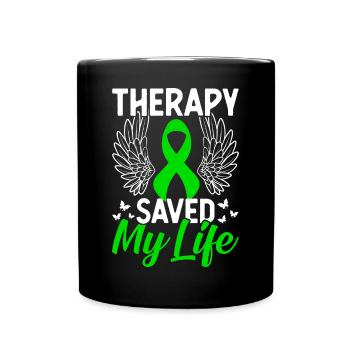 Mental health awareness - Full Colour Mug - black - Front