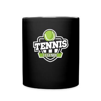 Tennis Legend | Tennis player - Full Colour Mug - black - Front