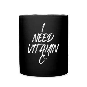 J’ai besoin de vitamine Cash Finanzielle Freiheit Geld Cash - Mug uni - noir - Devant