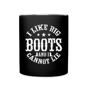 Line Dancing Groupe Line Dance Western Cowboy - Full Colour Mug - black - Front
