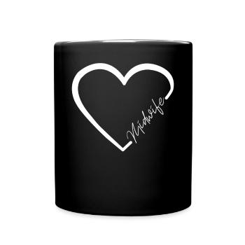 Infirmière Sage-Femme Accoucheuse Coeur - Mug uni - noir - Devant