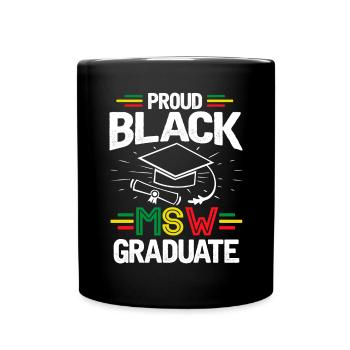 Master Of Social Work Soziale Arbeit Studium - Tasse einfarbig - Schwarz - Vorne