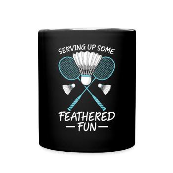 Joueurs de badminton Badminton - Mug uni - noir - Devant