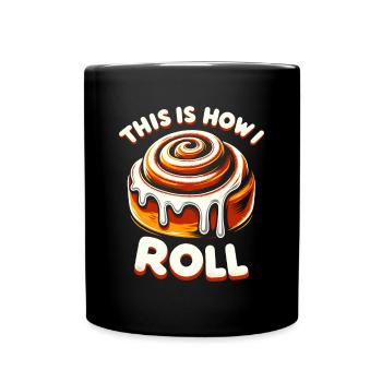 Boulanger brioche à la cannelle - Mug uni - noir - Devant
