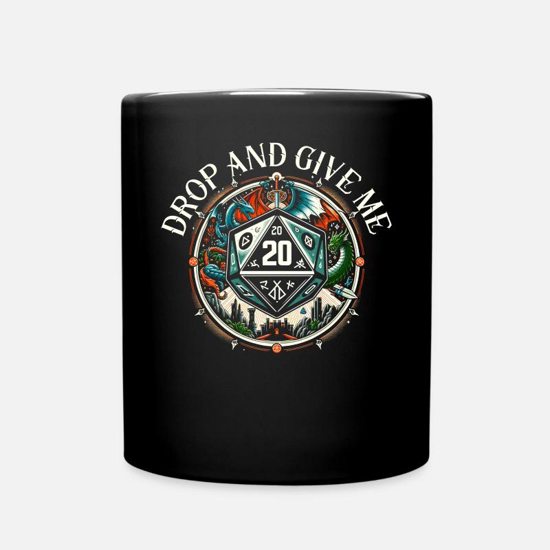 Jeu de rôle RPG Maître du jeu vidéo Gamer - Mug uni - noir