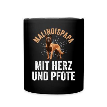 Belgian Shepherd Dad Father Malinois - Full Colour Mug - black - Front