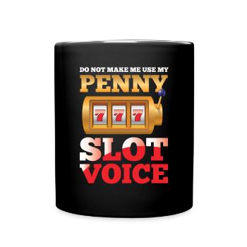My Penny Slot Voice - Tasse einfarbig - Schwarz - Vorne