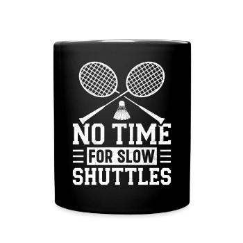 Badminton Players Badminton - Full Colour Mug - black - Front