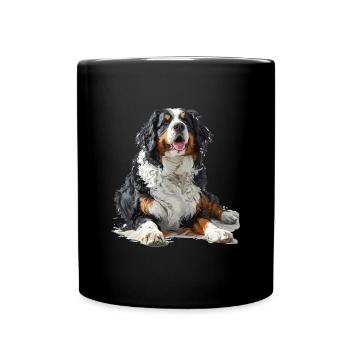 Bernedoodle chien race animal mignon Bernedoodle graphique - Mug uni - noir - Devant