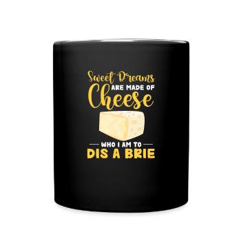 Gâteau au fromage Cheesecake Cadeau alimentaire - Mug uni - noir - Devant