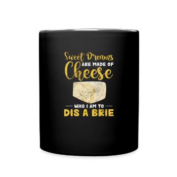 Cheese - Full Colour Mug - black - Front