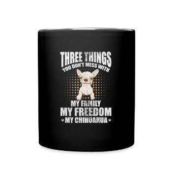 Chihuahua - Full Colour Mug - black - Front