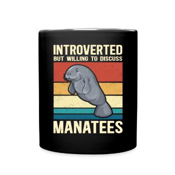 Lamantin lamantin lamantin lamantin cadeau - Mug uni - noir - Devant