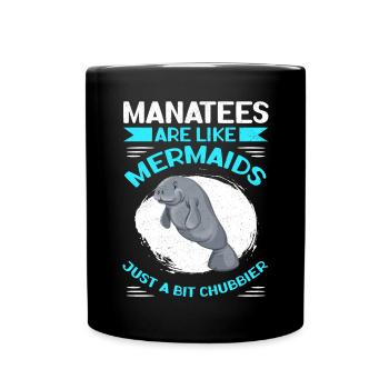 Lamantin lamantin lamantin cadeau - Mug uni - noir - Devant
