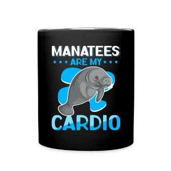 Lamantin lamantin lamantin cadeau - Mug uni - noir - Devant