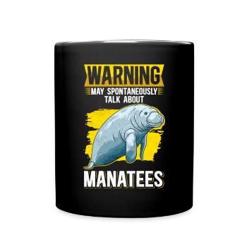 Lamantin lamantin lamantin cadeau - Mug uni - noir - Devant