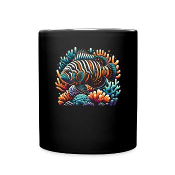 Oscar Fish Lover Aquarium d’aquariophilie d’eau douce - Mug uni - noir - Devant