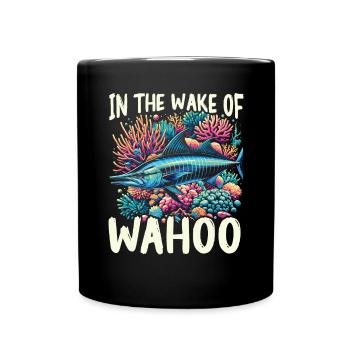 Wahoo Fish Catcher Fisher Pêcheur Pêche - Mug uni - noir - Devant