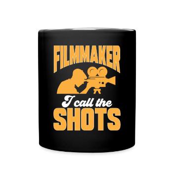 Video Editor Filmmaker Videographer - Full Colour Mug - black - Front