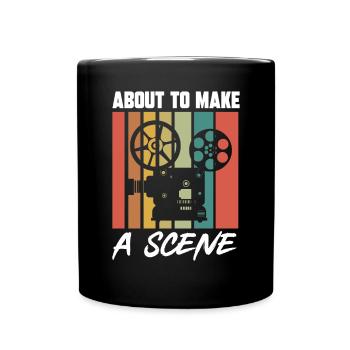Video Editor Filmmaker Videographer - Full Colour Mug - black - Front