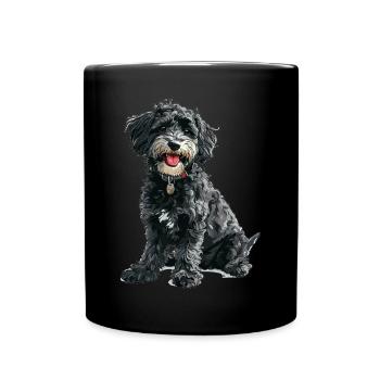 Schnoodle Snoodle Dog Breed Pet Cute Graphic - Tasse einfarbig - Schwarz - Vorne
