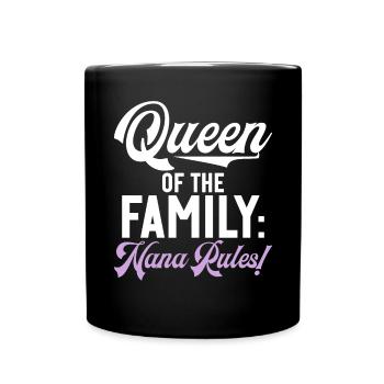 Nana Gifts - Tasse einfarbig - Schwarz - Vorne