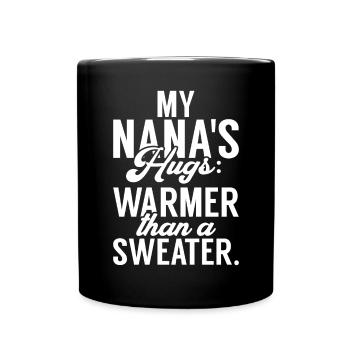 Nana Gifts - Tasse einfarbig - Schwarz - Vorne