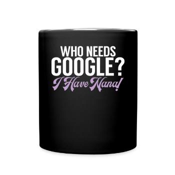 Nana Gifts - Tasse einfarbig - Schwarz - Vorne