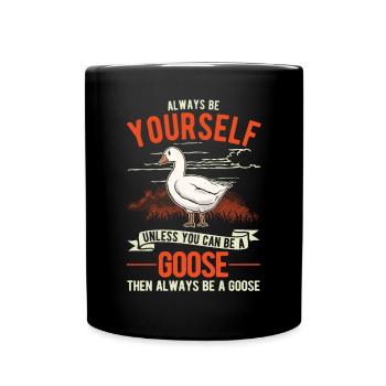 Cadeau d’oies, amateur d’oie, éleveur d’oies - Mug uni - noir - Devant