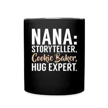 Nana Gifts - Tasse einfarbig - Schwarz - Vorne