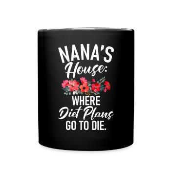 Nana Gifts - Full Colour Mug - black - Front