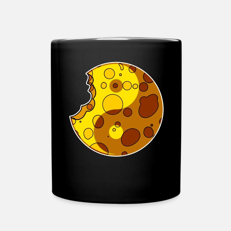 Käse Yin Yang - Tasse einfarbig - Schwarz