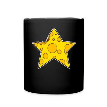 Cheese Star - Full Colour Mug - black - Front