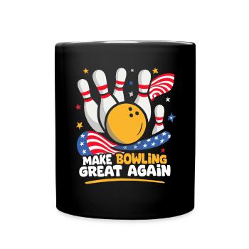 Make Bowling Great Again - Bowling Ball Pin - Mug uni - noir - Devant