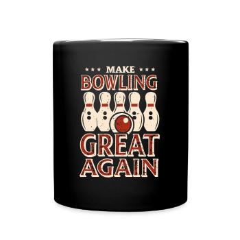 Make Bowling Great Again - Bowling Ball Pin - Mug uni - noir - Devant