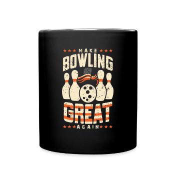 Make Bowling Great Again - Bowling Ball Pin - Mug uni - noir - Devant