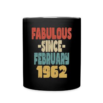 Fabuleux février 1962 - Mug uni - noir - Devant