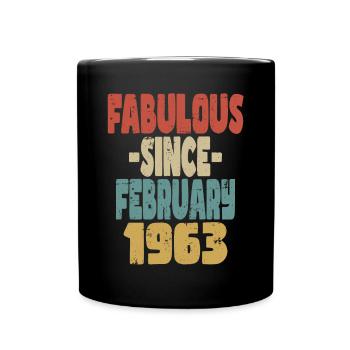 Fabuleux février 1963 - Mug uni - noir - Devant